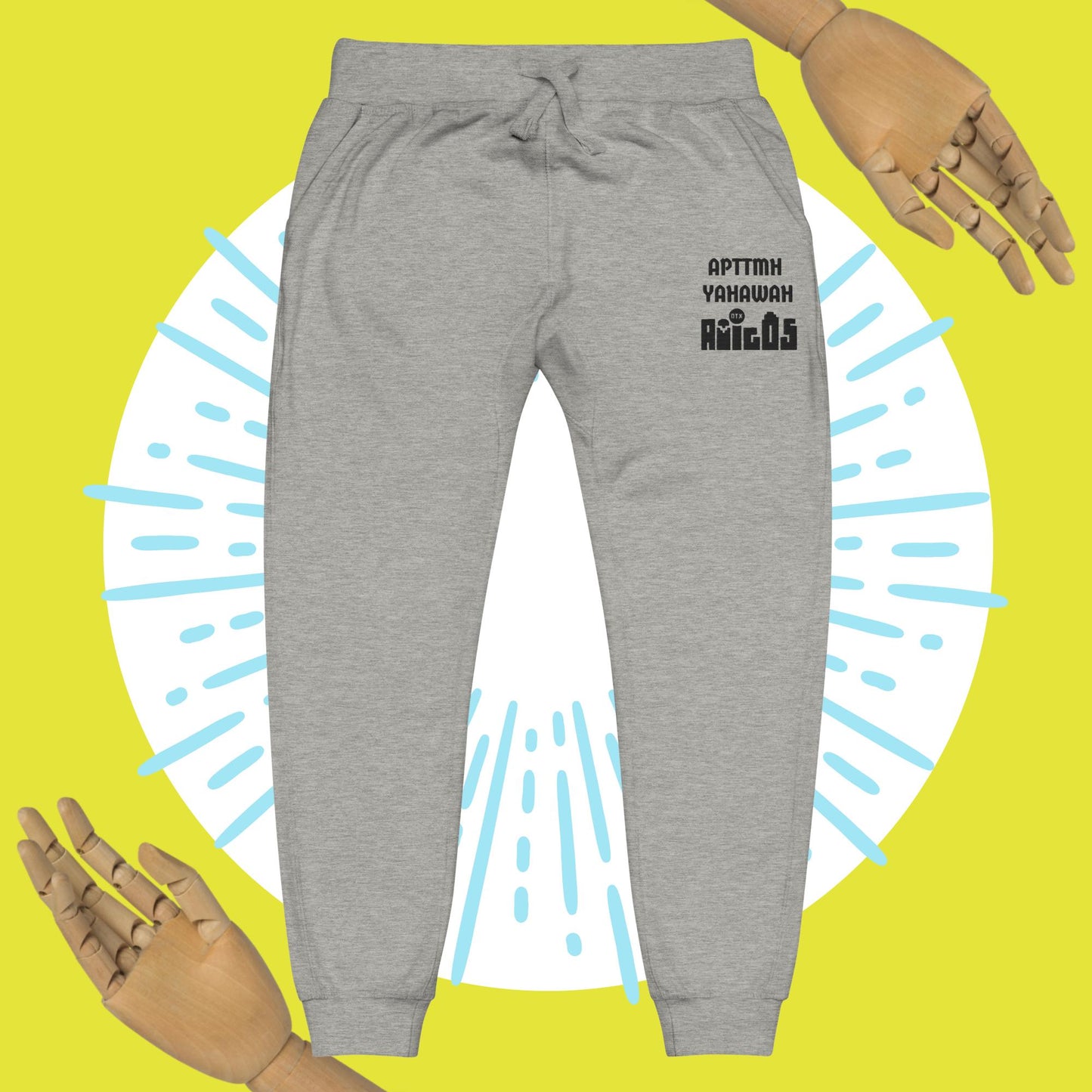 Unisex embroidered sweatpants